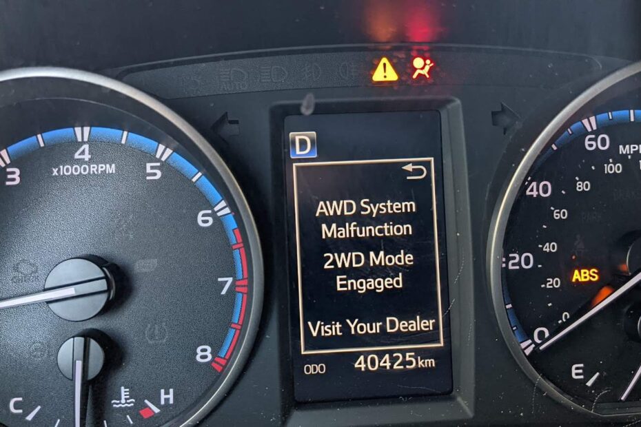 How to Fix Awd System Malfunction Rav4