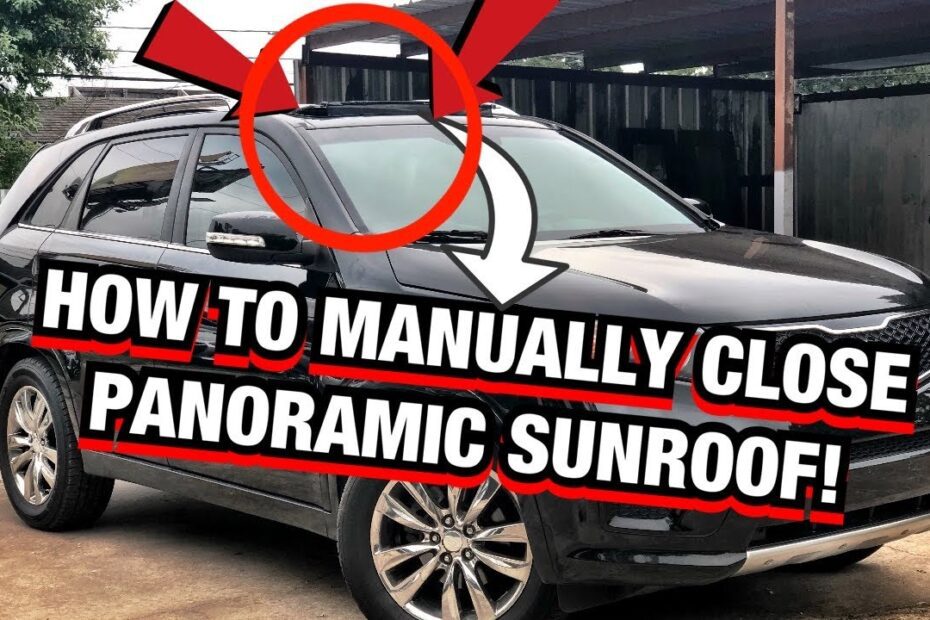 How to Manually Close a Sunroof Hyundai Santa Fe