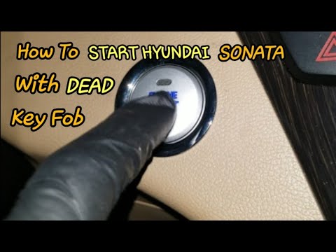 How to Start Hyundai Elantra With Dead Key Fob